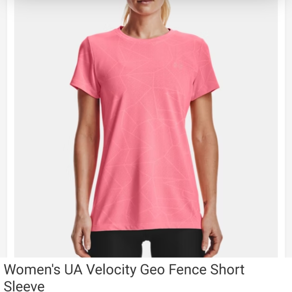 Under Armour UA Velocity Electric Pink Tee